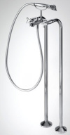 Смеситель для ванны на колоннах Sammer rain F677111C-B/SR09100 Chrome BRAVAT