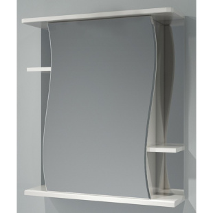 Зеркало-шкаф Волна 62х70х18, без освещения