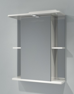 Зеркало-шкаф Каприз- Н 80х100х23 с освещением