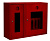 Шкаф пожарный ШП-К1-О1(Н)ОК (ШПК-315 НОК) (навесной откр. красный)