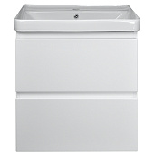 Тумба Мила-60 подвесная, белый + рак. Tempo 60 (600*670*475) Azario