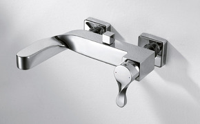 Смеситель для ванной однорычажный Wave F674108C-01/WA0654 Chrome BRAVAT