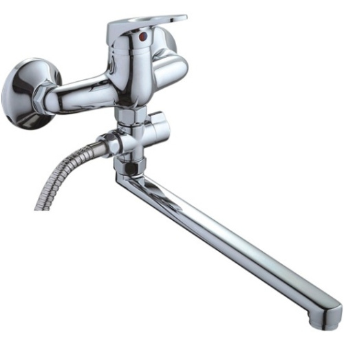 Смеситель для ванны LEDEME картридж д.35мм длинный излив  L-30 L2113