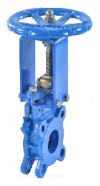 Задвижка шиберная двухсторонняя чугунная Ду500 Ру10