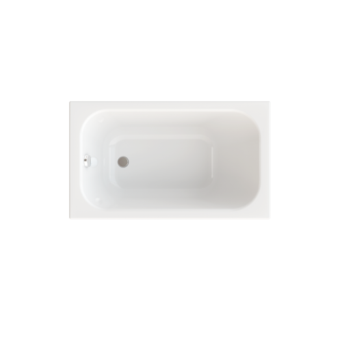 Ванна акриловая Стандарт 120*70 на ножках с экраном