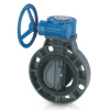 Затвор дисковый ПВХ с редуктором уплотнение EPDM d250-280 мм PN6,3 