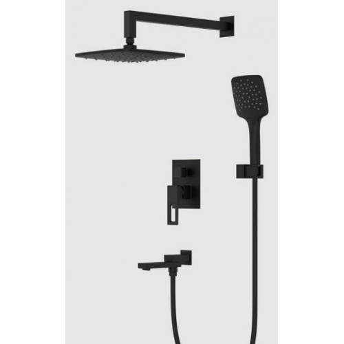 Комплект для скрытого монтажа G7117-6 FUTURA Set, три функции, черный