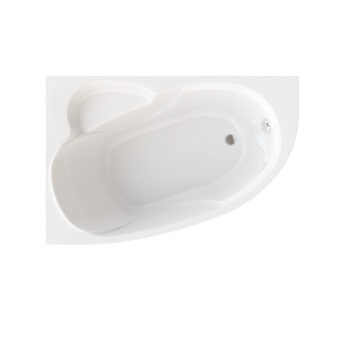 Ванна акриловая Кайли (R) 150*100*62,5 на каркасе с экраном 