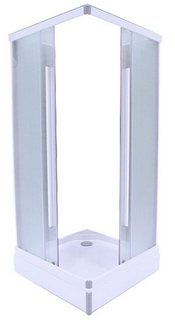 Душевой уголок Тритон Сатин-К 90*90*2290, лен стекла (с поддоном)