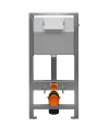 Инсталляция для унитаза, AQUA 50 SLIM P-IN-MZ-AQ50-SL-PN-QF-Gl-n+кнопка белая Cersanit