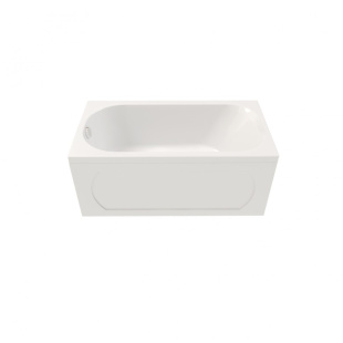 Ванна акриловая Стандарт 130*70 на ножках с экраном