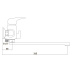 Смеситель для ванны GROSS 7518511C-35(F) Optima