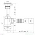 Сифон для умывальника 1½"х40 с гофротрубой 40х40-50 С0115/S0115 Сифон для умывальника 1½"х40 с гофротрубой 40х40-50 С0115/S0115
