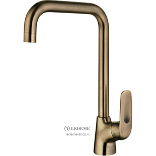 Смеситель для кухни LEDEME картридж д.35мм,бронза  L4048C