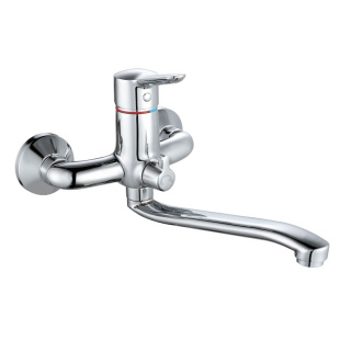 Смеситель для ванны GROSS 7211313С-35S ALFA встроен. деверт. выв.