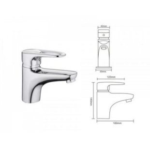 Смеситель для умывальника Frap F1268, 35мм с гигиенической лейкой, хром