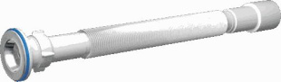 Гофросифон удлиненный 1½"х40-50 G116/F113