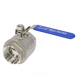 Кран шаровой нерж SS316 4012H Ду 10 Ру63 ВР L=50мм полнопроходной Benarmo