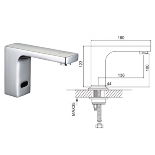 Смеситель для умывальника G519 сенсорный