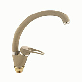 Смеситель для кухни LEDEME картридж д.40мм с гайкой,бежевый-матовый L5913K