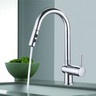 Смеситель для кухни GROSS 3140609C Extra, с вытяж. изливом