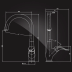 Лейка душевая стационарная D200мм MS24-8 SHOWER HEAD Chrome (Elghansa)