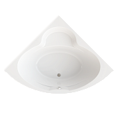 Ванна акриловая Троя 150*150*62,5 на каркасе с экраном 