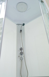 Кабина душевая Тритон Стандарт В 90*90*2200, сред. подд., аквамозаика, с крышей