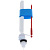 Клапан впуска Ани (WC5550) 1/2 нижний, пластик ЭКОНОМ