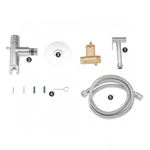 Комплект для биде G7290 термостат хром