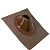Кровельное примыкание УГЛОВОЕ 30-55° №2 (master flash), d203-280 коричневый 650x650