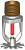 Ороситель спринклерный водяной СВО0-РНд0,77-R1/2/Р57.В3-"СВН-15 Р.57"- белого цвета