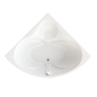 Ванна акриловая Сабина 160*160*68 на каркасе с экраном 