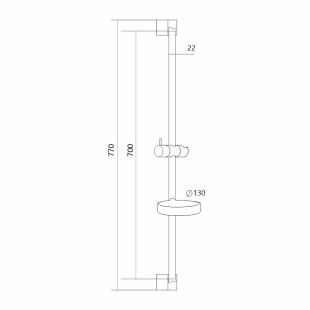 Стойка для душа Loft GA298