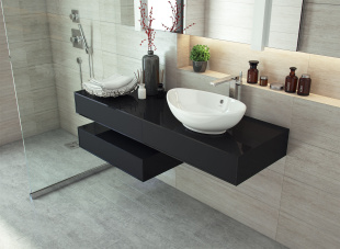 Умывальник Гамма 560 на столешницу (Kirovit)