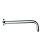Душевой кронштейн 300мм LM8029C Chrome (Lemark)