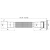 Гофросифон 1½"х40-50 G106/F103 Гофросифон 1½"х40-50 G106/F103