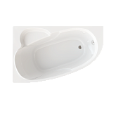 Ванна акриловая Николь (R) 160*103*71,5 на каркасе с экраном 