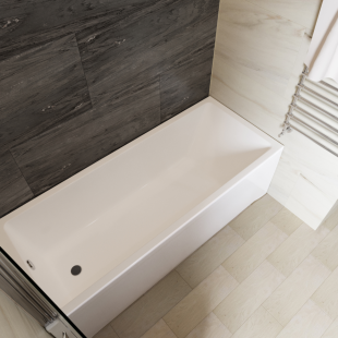 Ванна акриловая Palermo 180*80 на каркасе с экраном