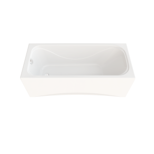 Ванна акриловая Стандарт 160*70 на каркасе с экраном