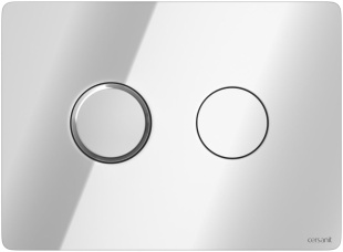 Кнопка для инсталляции ACCENTO CIRCLE P-BU-ACN-CIR-PN/Cg хром глянец, пластик, Cersanit