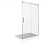 Душевая дверь ALTAIR 120 1200*1950 хром/прозач/8мм, WTW-120-C-CH GOOD DOOR