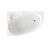 Ванна акриловая Кайли (R) 150*100*62,5 на каркасе с экраном 