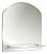 Зеркало №6 "арка"  550x400 с полочкой 530х120  88110