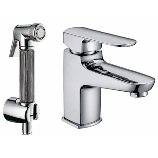 Смеситель для умывальника GOTA ROCIO G351-310 с гигиенической лейкой 