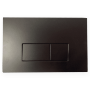 Кнопка для инсталляции BASIC 01.02.01 черный матовый, пластик, AQUANIKA 